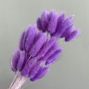 Purple Decorative Dried Leafy Branches for Modern Home Decoration and Floral Arrangements, 15.5 Inches