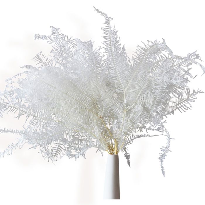 Decorative Neutral Dried Floral Bouquet for Home Decoration and Centerpieces, 17.5 Inches