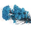 Blue Decorative Dried Berry Stems for Home Decoration and Floral Arrangements, 17 Inches