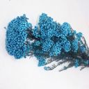 Blue Decorative Dried Berry Stems for Home Decoration and Floral Arrangements, 17 Inches