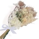  Decorative Dried Bouquet with Textured Floral Accents for Home Decoration and Gifts, 17 Inches