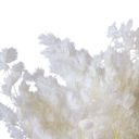 White Decorative Dried Bouquet with Textured Floral Accents for Home Decoration and Gifts, 17 Inches