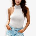  Turtle Neck Halter Neck Layering Knit Top