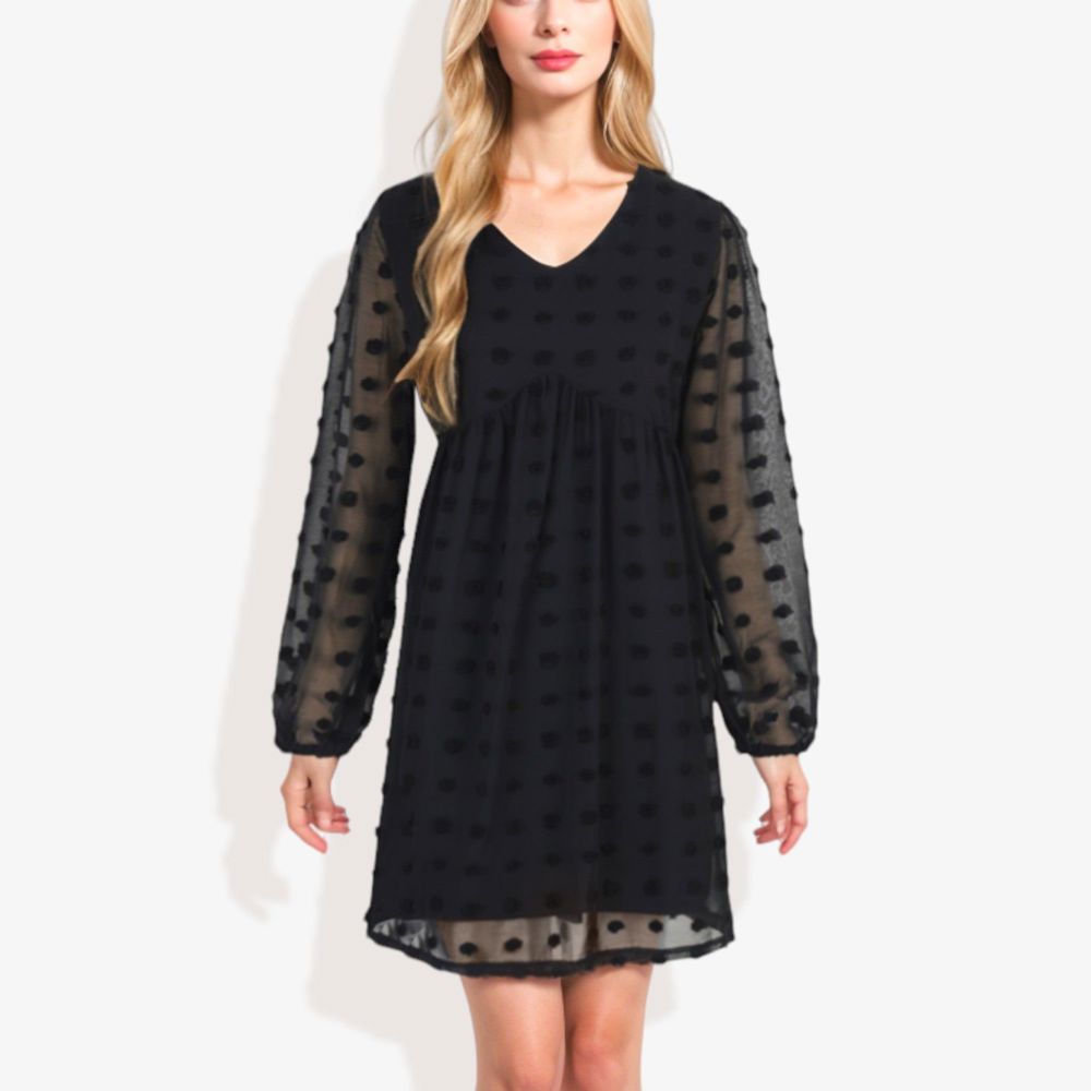 Clip Dot Light Shift Dress