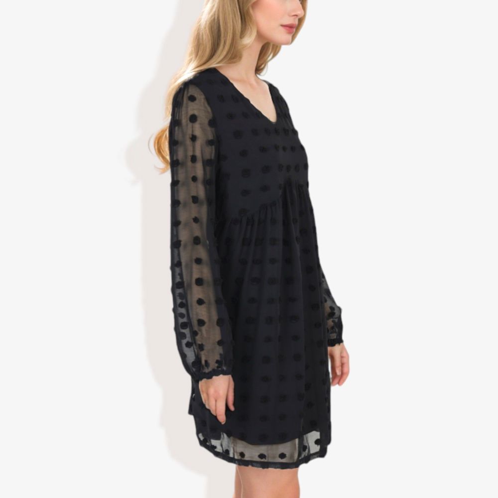 Clip Dot Light Shift Dress