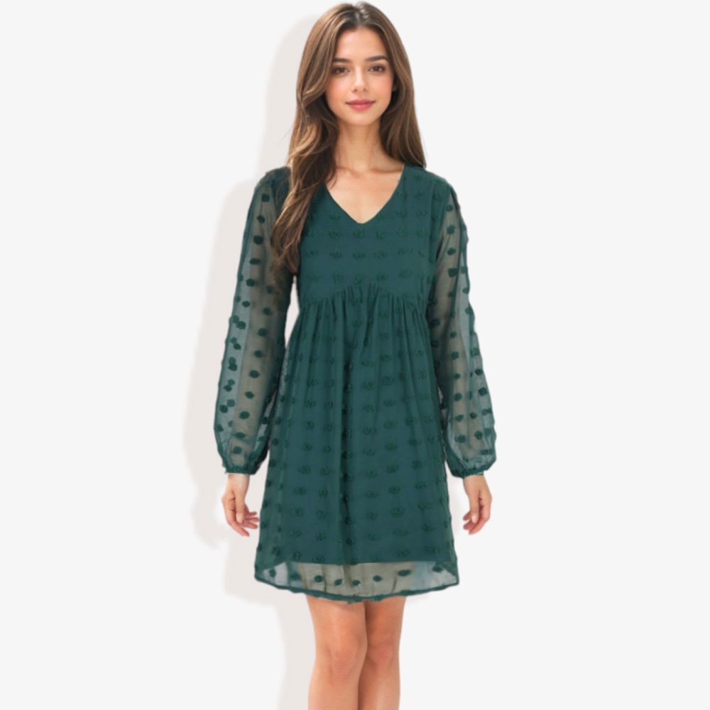 Clip Dot Light Shift Dress