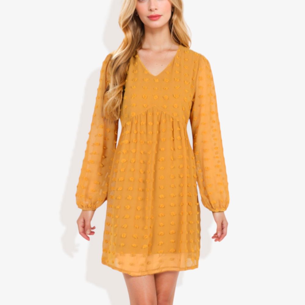 Clip Dot Light Shift Dress