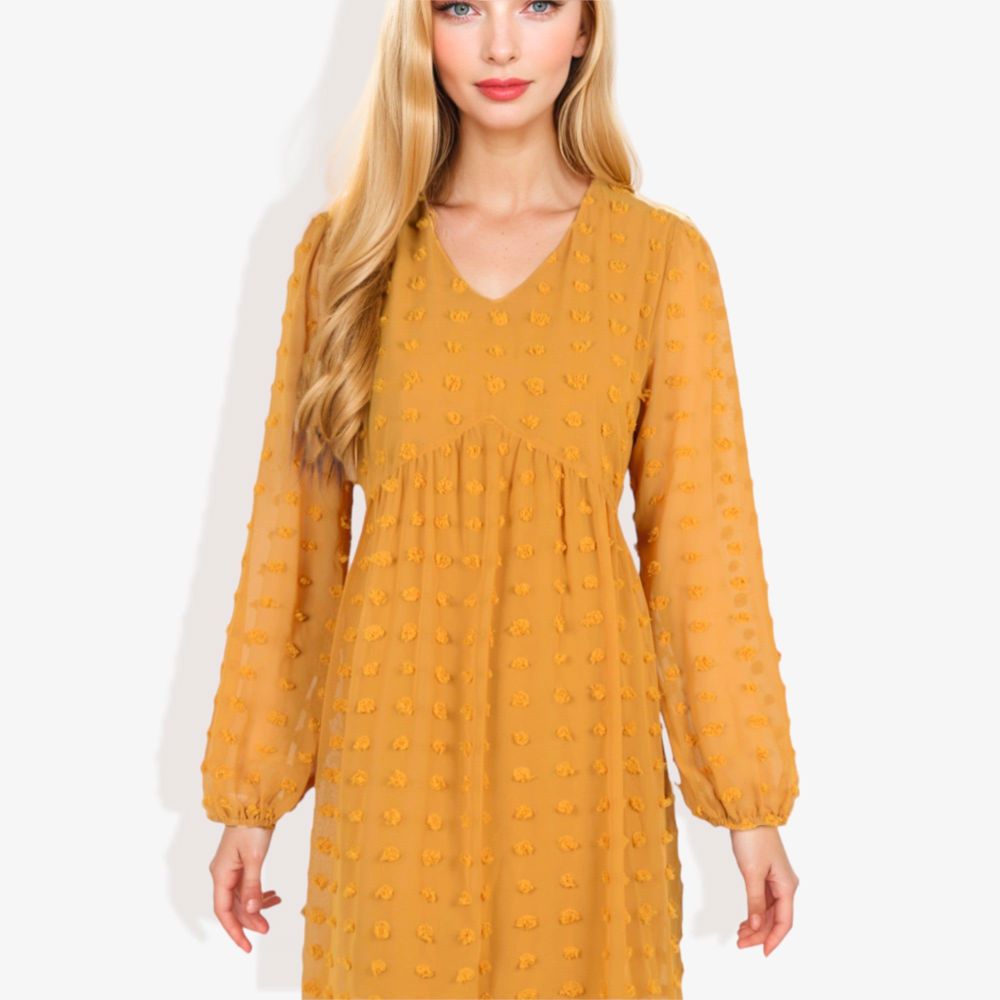 Clip Dot Light Shift Dress