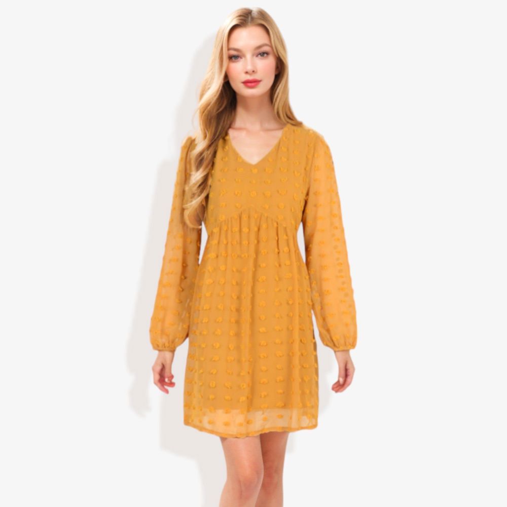 Clip Dot Light Shift Dress