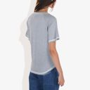 Gray Large Summer Basic Round Neck Short Sleeve Chest Pocket T-shirt