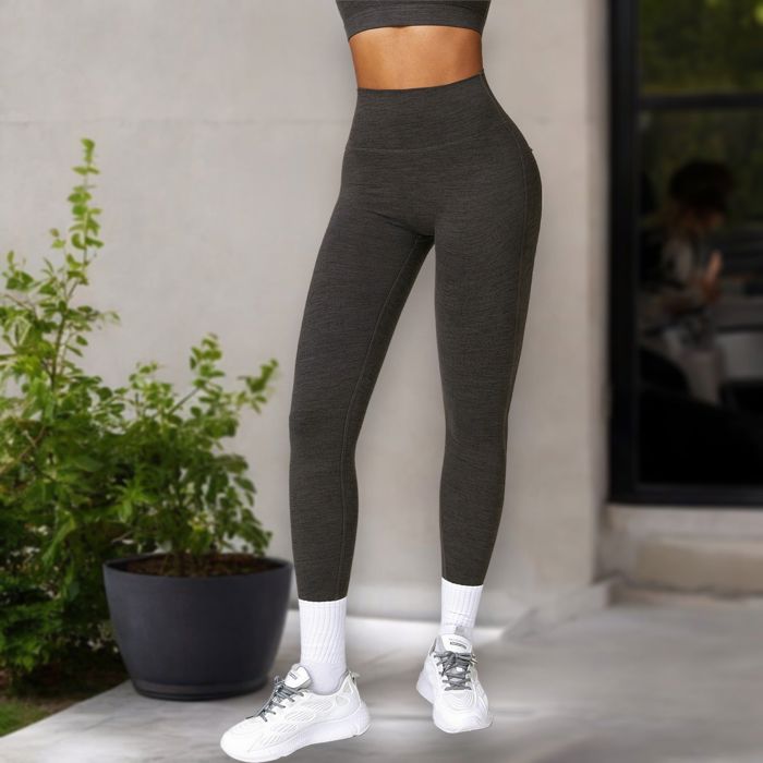 Women's High Waist Seamless Leggings with Back Pocket Detail