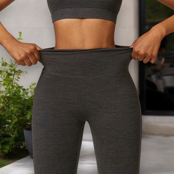 Women's High Waist Seamless Leggings with Back Pocket Detail