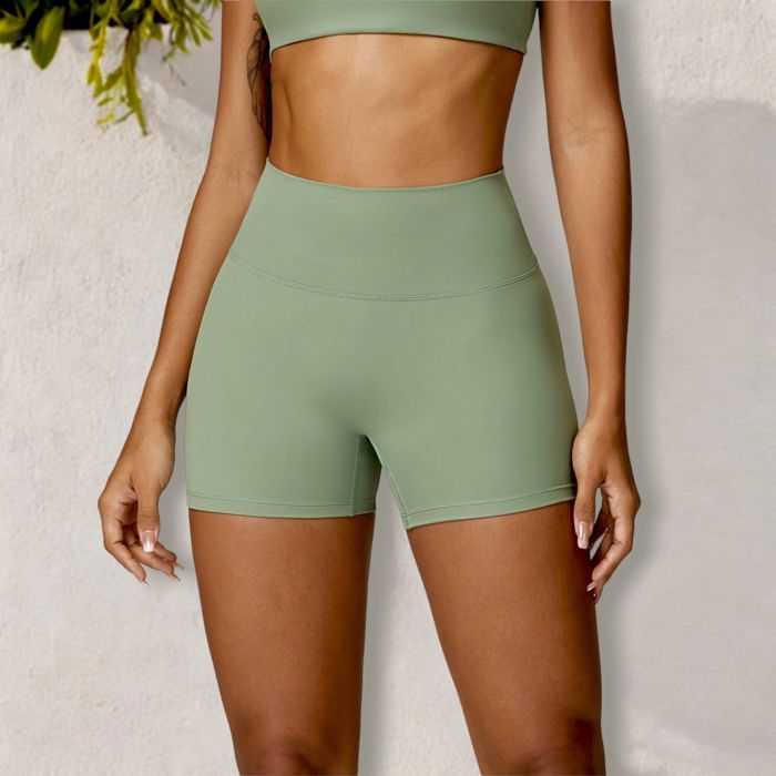 Women's High Waist Scrunch Butt Yoga Shorts