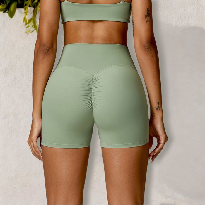 Women's High Waist Scrunch Butt Yoga Shorts