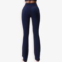 Blue Medium Women's High Waist Bootcut Yoga Pants