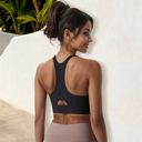Black XL Women's High Impact Sports Bra with Racerback Design and Enhanced Support
