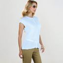  Sleeveless Knit Top With Seam Front Detail