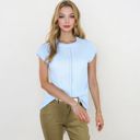  Sleeveless Knit Top With Seam Front Detail