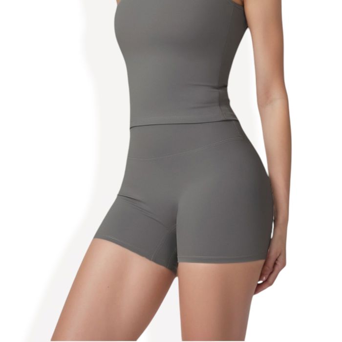 High Waist Athletic Shorts for Yoga and Fitness