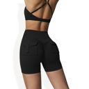  High Waist Compression Workout Shorts for Running and Yoga