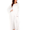  Women's Floral Print 2-Piece Pajama Set with Long Sleeve Top and Elastic Waist Relaxed Fit Pants