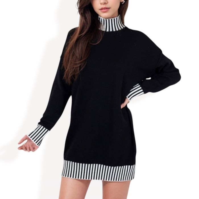 Women's Sweater Dress with Cozy Fit and Stylish Design