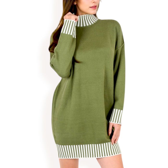 Women's Sweater Dress with Cozy Fit and Stylish Design