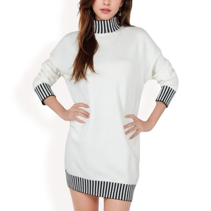 Women's Sweater Dress with Cozy Fit and Stylish Design