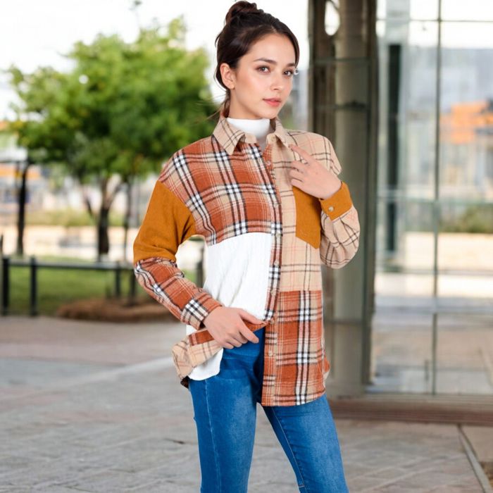 Plaid Jacket with Classic Design and Comfortable Fit