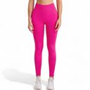 Pink Large Seamless High Waist Compression Leggings