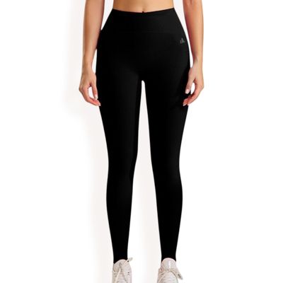 Women's High Waist Seamless Full-Length Leggings with Stretch Compression Fit