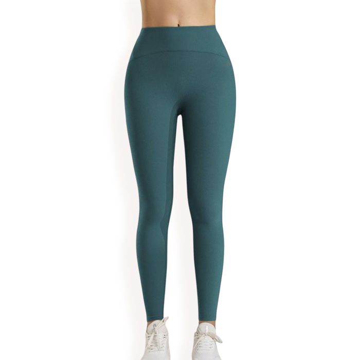 Women's High Waist Seamless Full-Length Leggings with Stretch Compression Fit