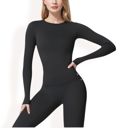  Women's Long Sleeve Seamless Activewear Top