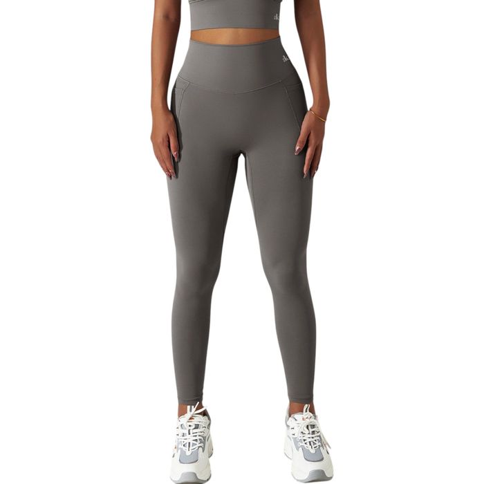 Women's High Waist Seamless Leggings with Contoured Panels for Comfortable Stretch Fit