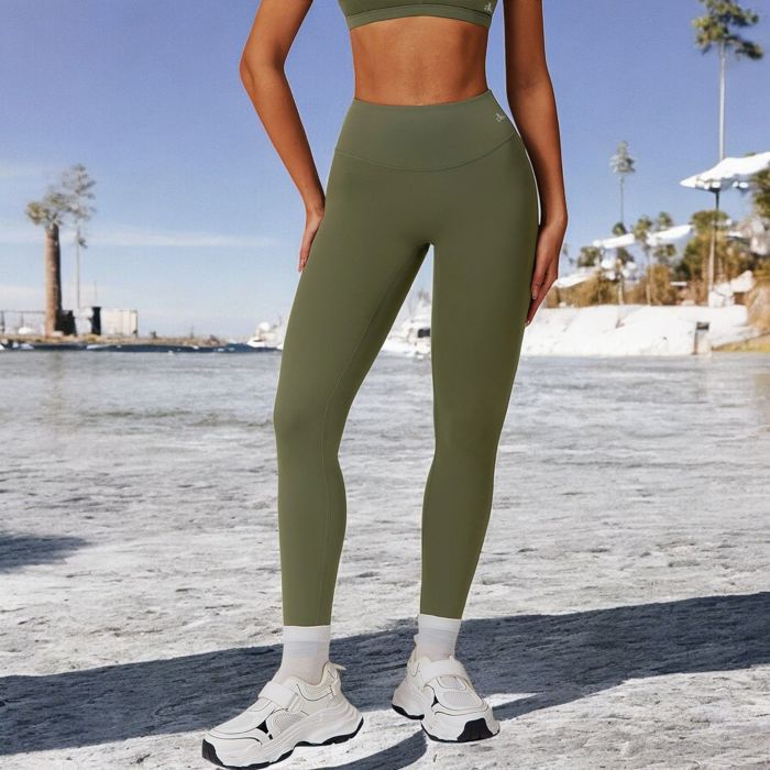 Women's High Waist Seamless Leggings with Full