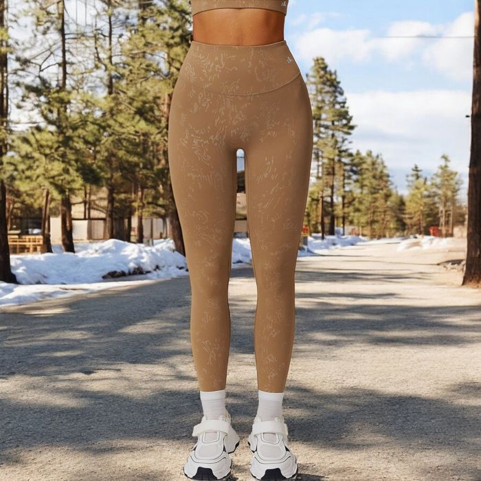 Women's High-Waist Textured Seamless Leggings