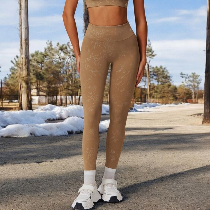 Women's High-Waist Textured Seamless Leggings