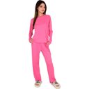  Women's Long Sleeve Pajama Set with Relaxed Fit and Soft Fabric