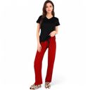 Black Large Women's Classic Plaid Pajama Set with Soft Short Sleeve Top and Relaxed Fit Elastic Waist Pants