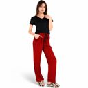 Black Large Women's Classic Plaid Pajama Set with Soft Short Sleeve Top and Relaxed Fit Elastic Waist Pants