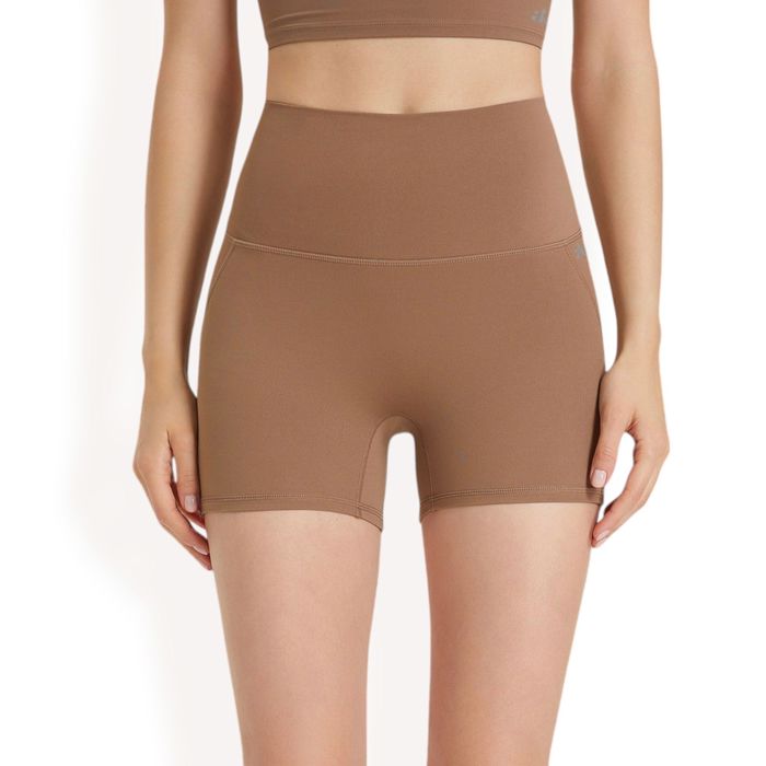 Women's High-Waisted Active Biker Shorts with Seamless Design