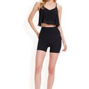  Women's High-Waisted Stretchy Biker Shorts with Back Pocket