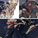 Multi Women's Lightweight Floral Birds Print Scarf Cotton Linen Shawls Wrap Scarves