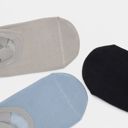 Black Women's Non-Slip Ballet Grip Socks with Crisscross Elastic Straps