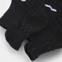 Black Women's Breathable Cushioned Ankle Socks with Arch Support