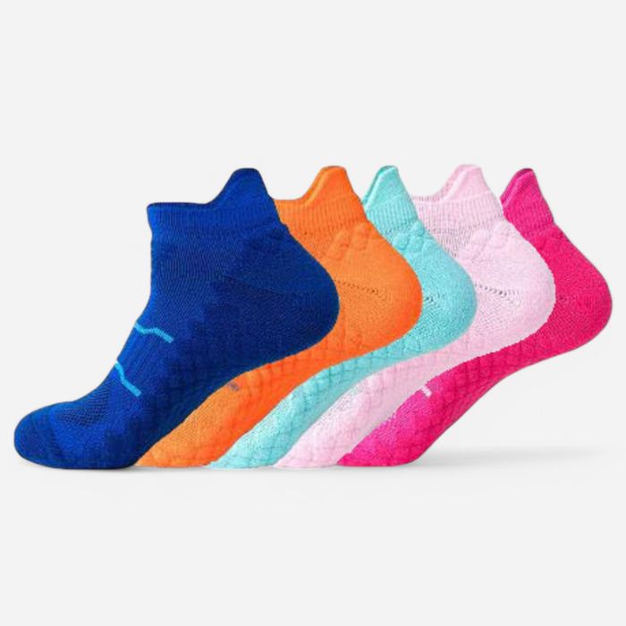 Women's Breathable Cushioned Ankle Socks with Arch Support