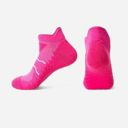 Multicolored Women's Breathable Cushioned Ankle Socks with Arch Support