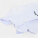 White Women's Breathable Cushioned Ankle Socks with Arch Support