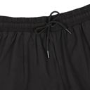 Black XL Women's Running Shorts Double Layer Fitness Workout Athletic Shorts