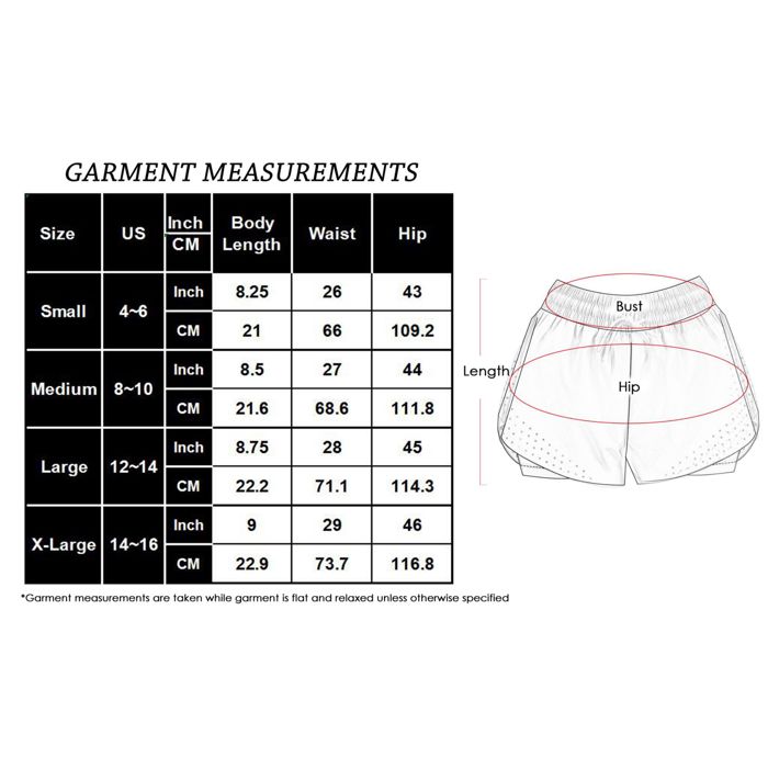 Women's Running Shorts Double Layer Fitness Workout Athletic Shorts
